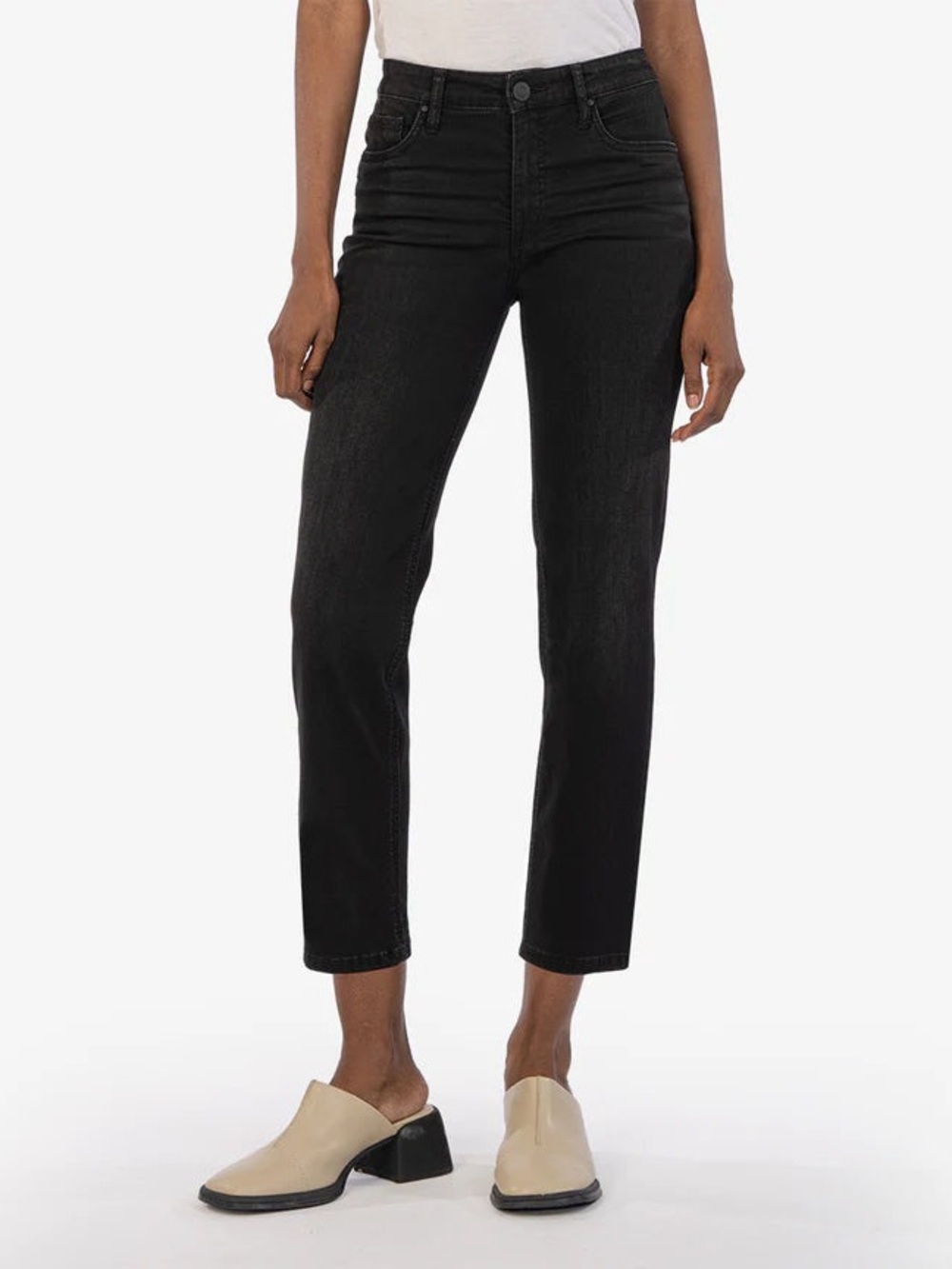 Kut from the Kloth High-Rise Rachel Fab Ab Mom Jean | 6
